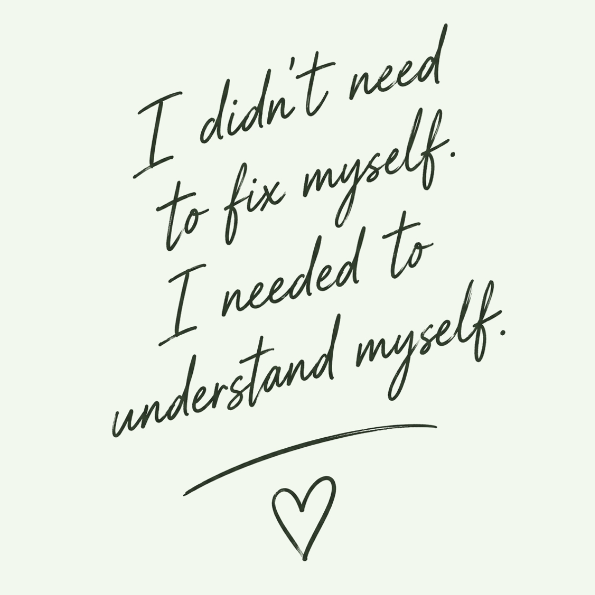 Fix Myself Slogan for the About Page