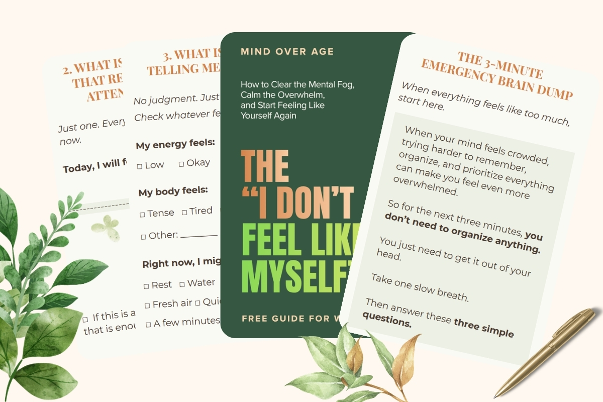 Pages for the "I Don't Feel Like Myself" free eBook